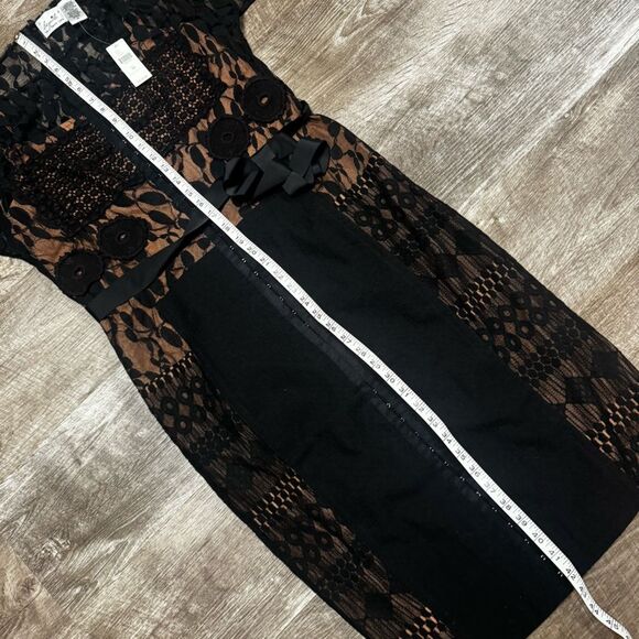 Beguile by Byron Lars x Anthropologie Carissima Black Sheath Dress Size 10 NWT - Picture 9 of 10